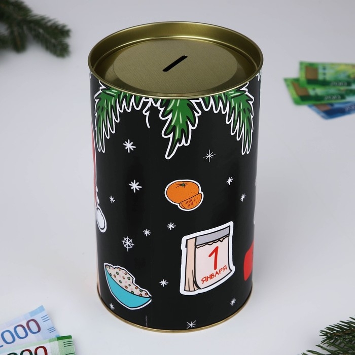 Копилка новогодняя подарок «Новый год: Деньги зло», XXL, 20 х 12,5 см Копилка новогодняя подарок «Новый год: Деньги зло», XXL, 20 х 12,5 см