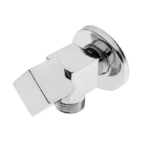 Кран угловой ZEIN engr, 1/2" х 1/2", квадратный, кран-букса латунь, цинк, хром Кран угловой ZEIN engr, 1/2" х 1/2", квадратный, кран-букса латунь, цинк, хром