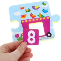 Мягкий пазл для малышей &laquo;Счёт и цвет&raquo;, 20 деталей, Крошка Я