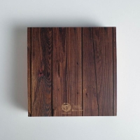 Коробка для конфет, кондитерская упаковка, 9 ячеек, &laquo;Дерево&raquo; 14.5 х 14.5 х 3.5 см