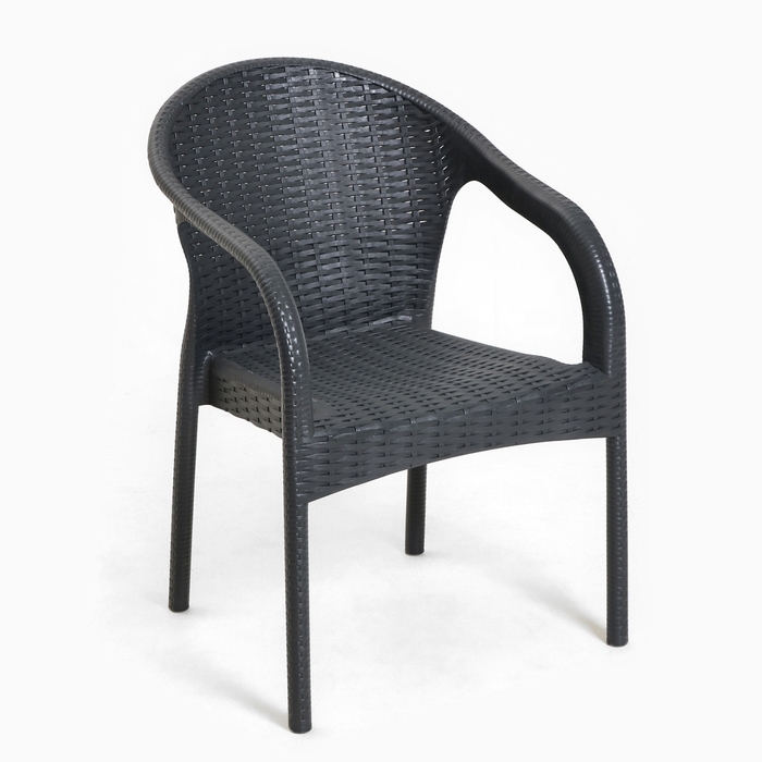 Кресло садовое Кресло садовое "Феодосия" 64 х 58,5 х 84 см, антрацит