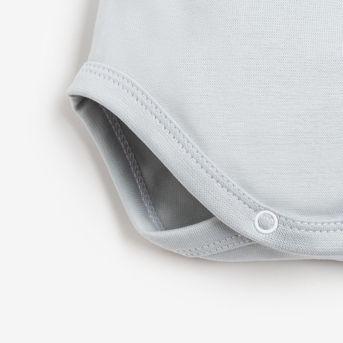 Боди детское Крошка Я &laquo;Мой первый НГ&raquo;, рост 74-80 см, цвет серый