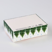 Коробка новогодняя складная &laquo;Новогодний город&raquo; 16.5 х 12.5 х 5 см, Новый год