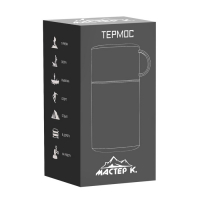 Термос для еды, для чая "Мастер К.", 550 мл, сохраняет тепло 12 ч, 17 х 11 см Термос для еды, для чая "Мастер К.", 550 мл, сохраняет тепло 12 ч, 17 х 11 см