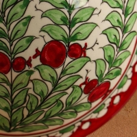 Коса Риштанская Керамика "Гранаты" 15 см, малая, микс Коса Риштанская Керамика "Гранаты" 15 см, малая, микс