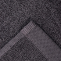 Полотенце махровое Love Life "Самум" 70*140 см, серый, оранж., 100% хл, 450 гр/м2