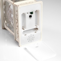 Фигура светодиодная &laquo;Рождество&raquo;, 21х13.3х8.1 см, музыка, батарейки ААх3 (не в комплекте), USB, свечение тёплое белое