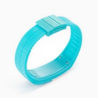 Часы наручные электронные "Скайер", l-25 см, застежка, голубые Часы наручные электронные "Скайер", l-25 см, застежка, голубые