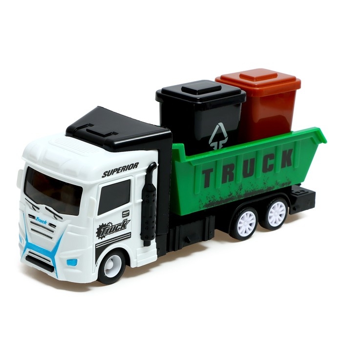 Набор грузовиков &laquo;Мусоровоз&raquo;, инерция, 2 машины, баки