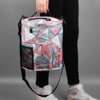 Сумка-футляр &laquo;Цветы&raquo;, с ручками/карманами, d = 28 &times; 32 см, цвет разноцветный