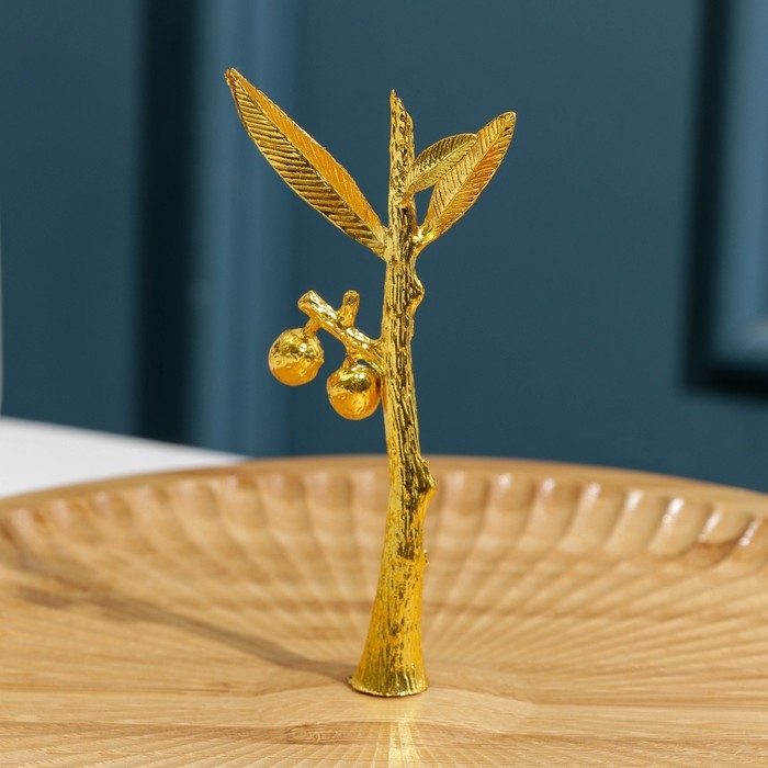 Блюдо для подачи &laquo;Древо&raquo;, d=24,5 см, бамбук