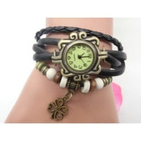 Часы наручные женские кварцевые "Клевер", d-2.5 см Часы наручные женские кварцевые "Клевер", d-2.5 см