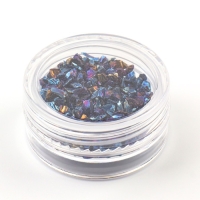 Фигурки для дизайна ногтей &laquo;Камень&raquo;, объёмные, цвет синий/голография