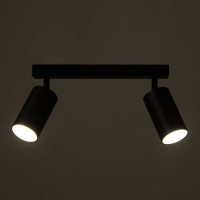Спот "Этнес" 2хGU10 черный 29,5х6,5х16,5 см Спот "Этнес" 2хGU10 черный 29,5х6,5х16,5 см