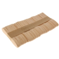 Набор деревянных палочек для мороженого Доляна, 7,5&times;1,1-1,5 см, 100 шт