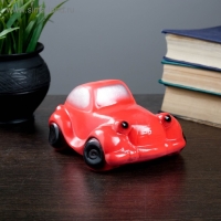 Копилка "Машина" красная, 13х8см