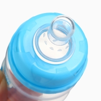 Бутылочка для кормления «Любимый сыночек», классическое горло, 60 мл., от 0 мес., цвет голубой Бутылочка для кормления «Любимый сыночек», классическое горло, 60 мл., от 0 мес., цвет голубой