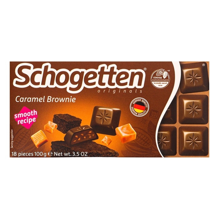Шоколад Schogetten Caramell Brownie, 100 г Шоколад Schogetten Caramell Brownie, 100 г