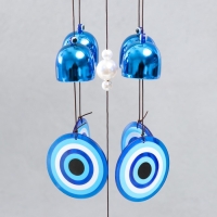 Музыка ветра металл "Слон" от сглаза 4 колокольчика 46 см Музыка ветра металл "Слон" от сглаза 4 колокольчика 46 см