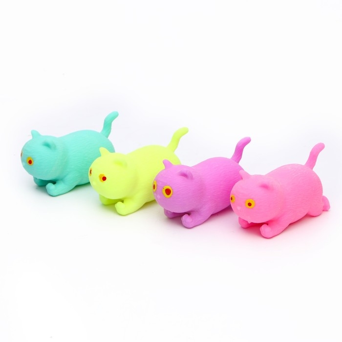 Мялка &laquo;Котик&raquo; с пастой, цвета МИКС