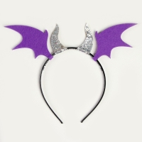 Карнавальный набор &laquo;Дракончик&raquo;: фиолетовое платье, ободок