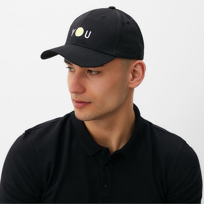Кепка MINAKU Кепка MINAKU "YOU" цвет чёрный, размер 56-58