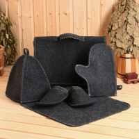 Набор банный "Мужской" портфель 5 предметов, серый Набор банный "Мужской" портфель 5 предметов, серый