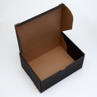 Коробка самосборная, черная, 22 х 16,5 х 10 см