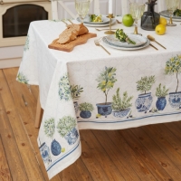 Скатерть "Этель" Olives 149х220см, 100% хл, , репс 210 г/м2