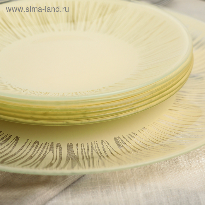 Сервиз столовый &laquo;Витас&raquo;, 7 предметов: 30&times;30 см - 1 шт, 20&times;20 см - 6 шт