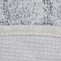Ковер Этель "Waves" &Oslash; 100 см, серый,  70% хлопок, 30% п/э, 1500 г/м2