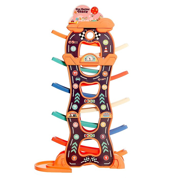 Автотрек развивающий &laquo;Гонки по склону&raquo;, цвет МИКС