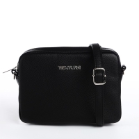 Сумка женская через плечо TEXTURA, маленький размер, цвет чёрный Сумка женская через плечо TEXTURA, маленький размер, цвет чёрный