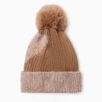 Шапка женская MINAKU, цвет песочный, р-р 56-58