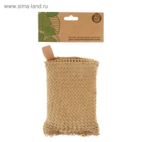 Мочалка "Брикет", джут, 16х11х4см Мочалка "Брикет", джут, 16х11х4см