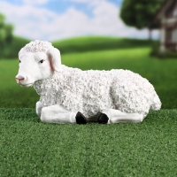 Садовая фигура "Ягненок лежит" 29х15х17см Садовая фигура "Ягненок лежит" 29х15х17см