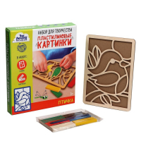 Пластилиновые картинки &laquo;Птичка&raquo;