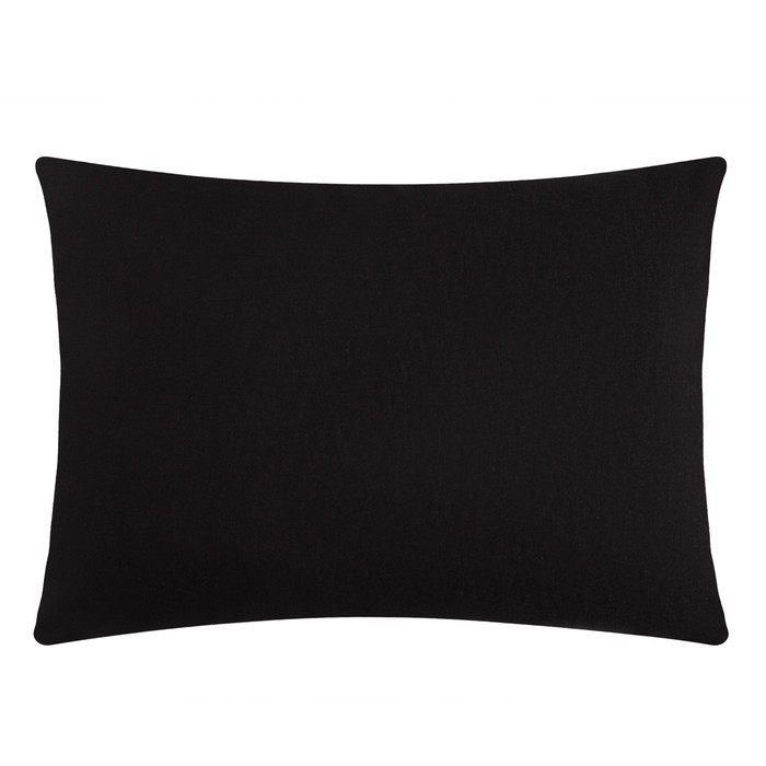 Наволочка Этель 50*70, цв.черный, 100% хлопок, поплин 125г/м2 Наволочка Этель 50*70, цв.черный, 100% хлопок, поплин 125г/м2