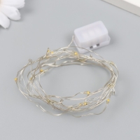 Нить светодиодная для сувениров мульти 20 диодов длина 2 м от батареек 3хCR1130 Нить светодиодная для сувениров мульти 20 диодов длина 2 м от батареек 3хCR1130