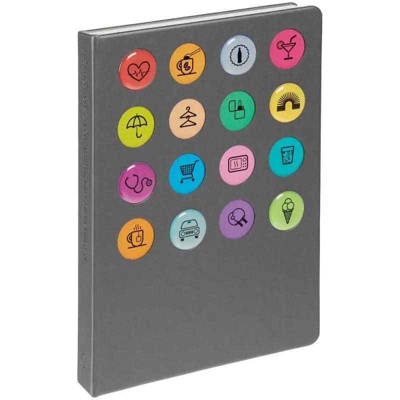 Ежедневник &laquo;История изобретений&raquo;, недатированный, серый