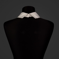 Воротник съёмный, 43 &times; 5 см, цвет айвори