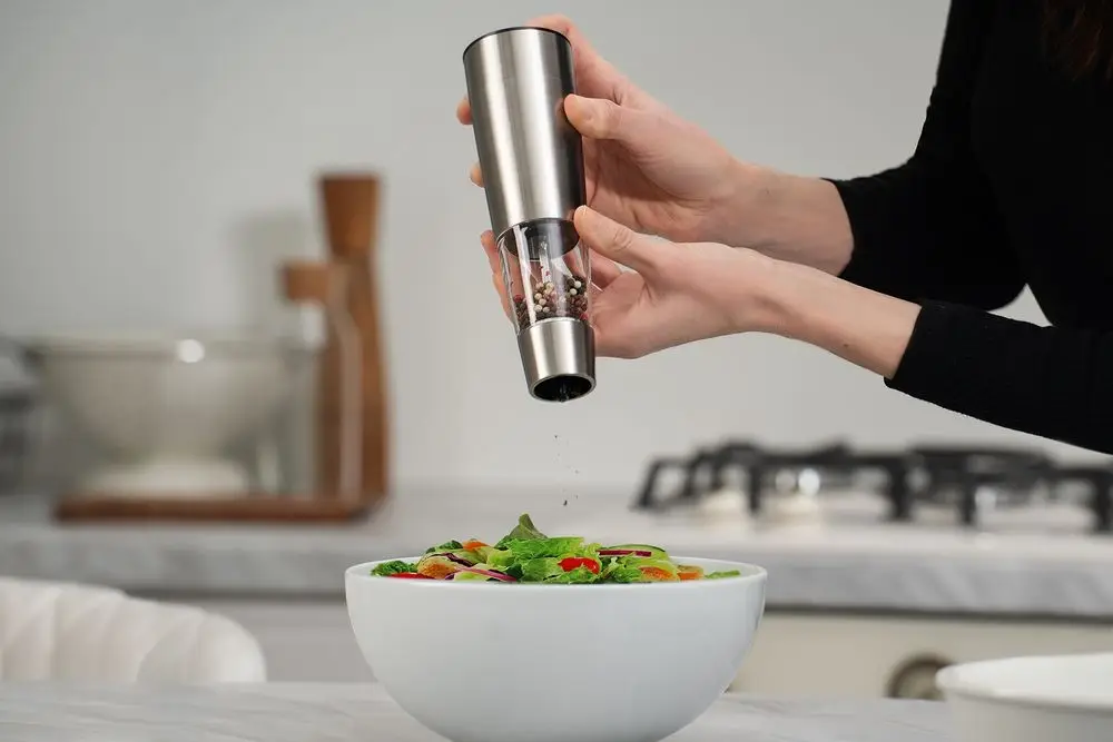 Электрическая мельница Molle, серебристая Электрическая мельница Molle, серебристая