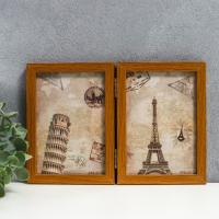 Фоторамка МДФ на 2 фото 10х15 см "Сосна" 16х3х23,5 см Фоторамка МДФ на 2 фото 10х15 см "Сосна" 16х3х23,5 см