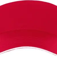Козырек Ace, красный с белым