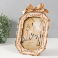 Фоторамка полистоун 10х15 см "Эсмеральда. Бант" песочное золото 14х2,5х22,5 см Фоторамка полистоун 10х15 см "Эсмеральда. Бант" песочное золото 14х2,5х22,5 см