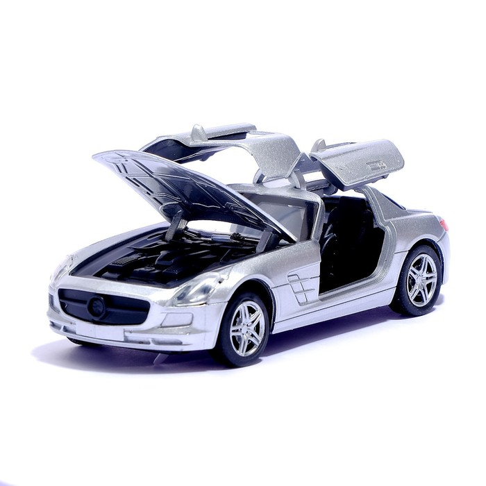 Машина металлическая &laquo;Премиум&raquo;, инерционная, свет и звук, масштаб 1:30