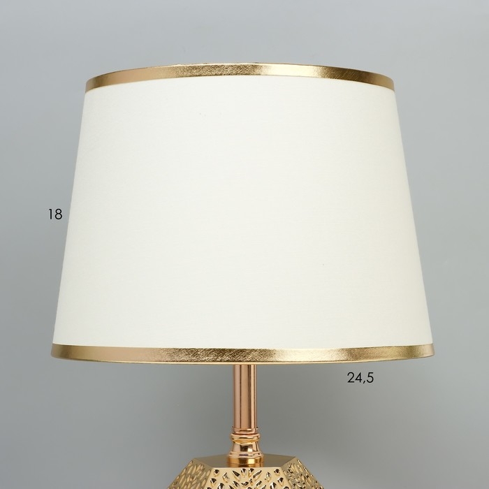 Настольная лампа с подсветкой Настольная лампа с подсветкой "Джемма" Е27 40Вт золото 25х25х45 см