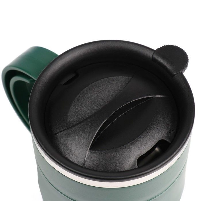 Термокружка Термокружка "Мастер К" Поход "Боевой резерв", 450 мл, сохраняет тепло 2 ч, зеленая