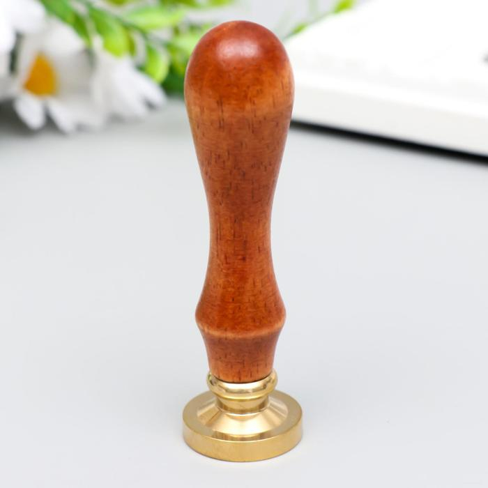 Печать для сургуча с деревянной ручкой Печать для сургуча с деревянной ручкой "Корона с буквой Z" 9х2,5х2,5 см