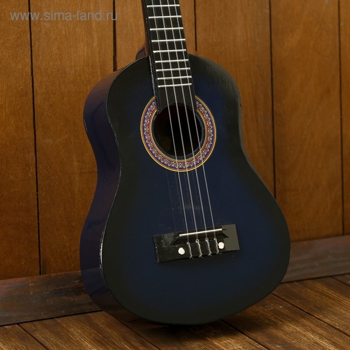 Сувенирный музыкальный инструмент Гитара-укулеле Сувенирный музыкальный инструмент Гитара-укулеле "Сияние" 55х20х6 см